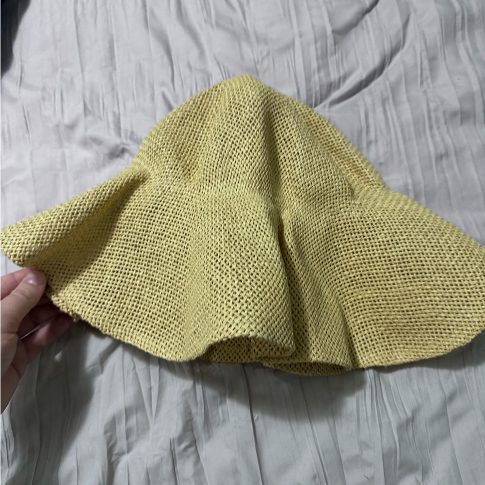 Vintage American Eagle Beige Woven Sun Hat ☀️